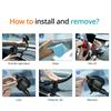 Car Phone Holder Sucker 360 Rotating Car Phone Holder Mount Stand Telescopic Mobile Phone Stand for 5-9CM Width Phones Navigator