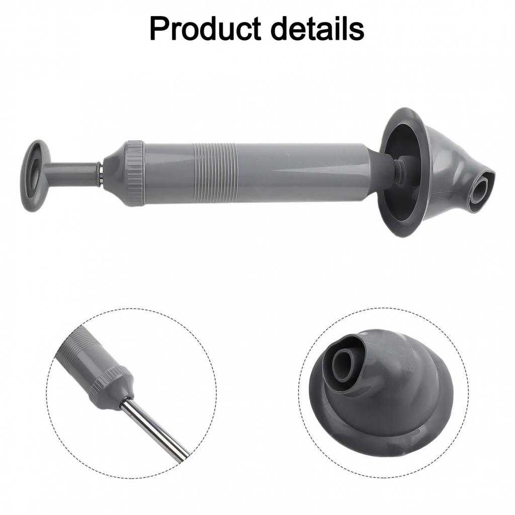 ABS Toilet Plunger with Powerful Air Pressure for Quick Clogs