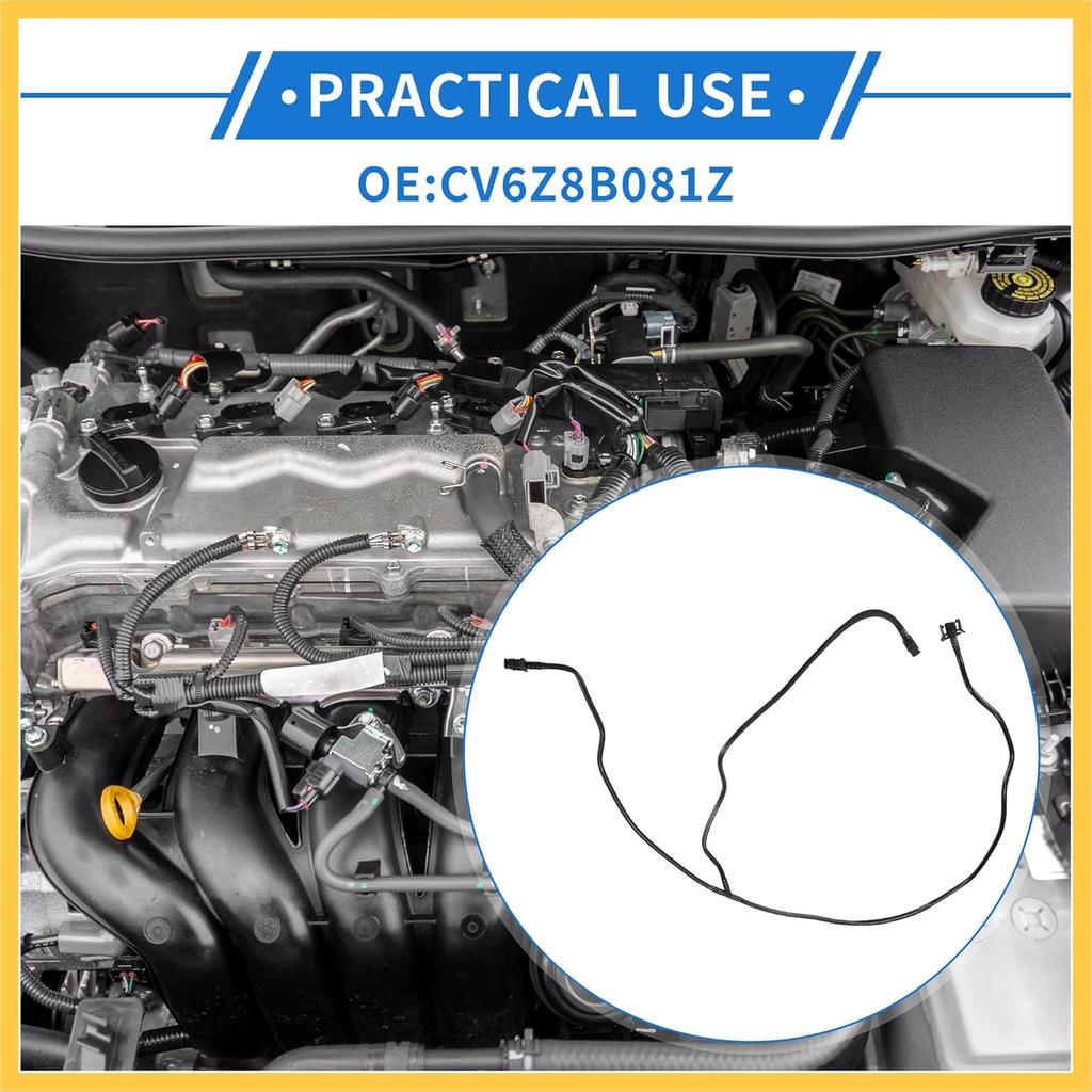 Coolant Overflow Hose for Ford Escape SE, Titanium 2.0L L4 2013-2016 Replace CV6Z8B081Z
