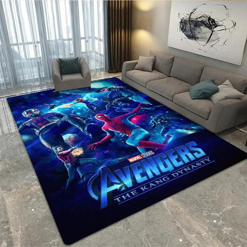 3D The Avengers Cartoon printed Carpet Living Room Bedroom Carpet Non-slip carpet home bedroom decor area rug Birthday Gift