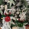 1/4Pcs Christmas Bells Easy Installation Lanyard Design Pine Cone Shape Xmas Bells Doors Windows Tree Decor