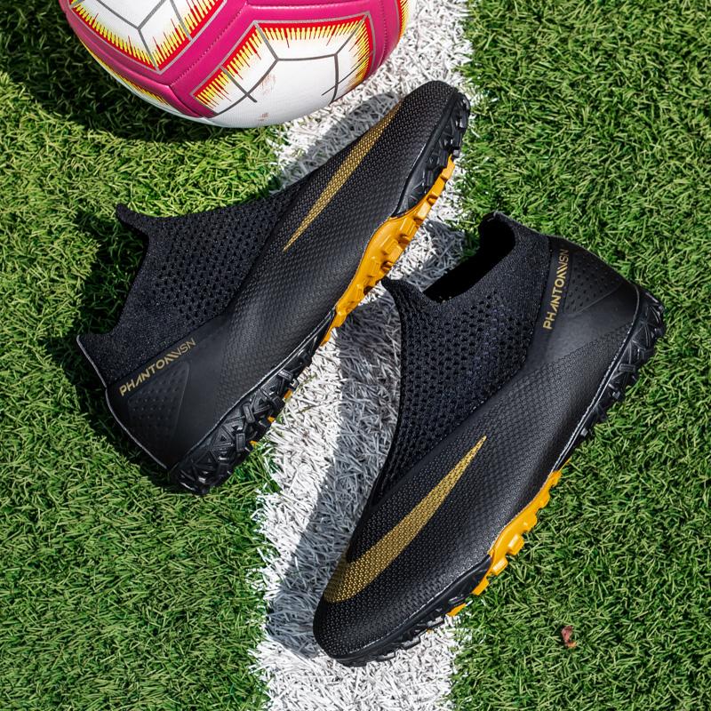 Calzature da Calcio Nuove da Uomo Scarpe da Partita Scarponi da Calcio Tacchetti Scarpe da Calcio Mid-top Alta Qualità Best-seller Antiscivolo FG/TF Fu