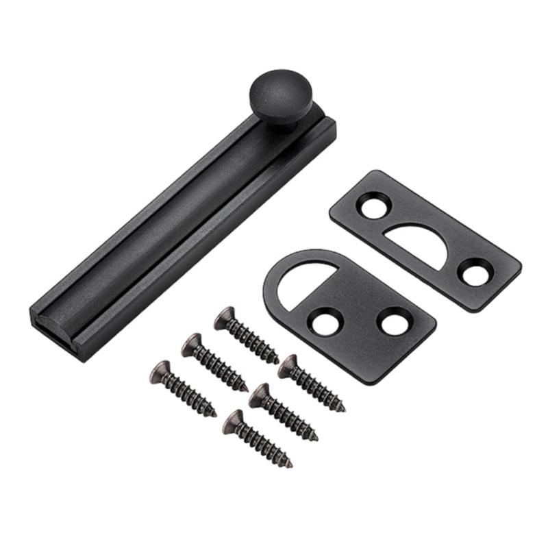 Barn Door Security Locks Replacement Sliding Lock Bolt Latches Hasp Bathroom Home Security Latches Easy to Install