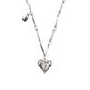 HIGHSCHOOLDISCO Heart Cubic Mix Chain Necklace