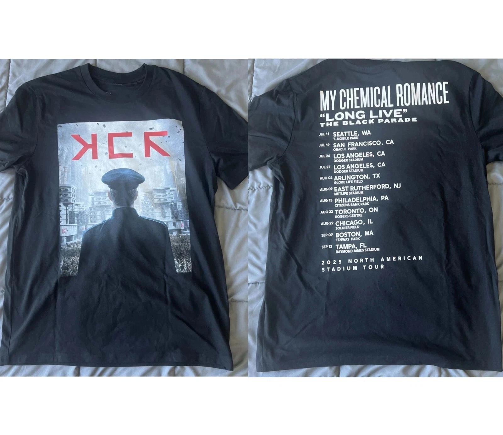 MCR Tour Reprint Merch 2025 Band-Inspired Graphic T-Shirt – BESTSELLER XXXXL