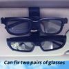 Sunglasses Holder for Car Sun Visors Eyeglass Hanger Clip Card Ticket Holder