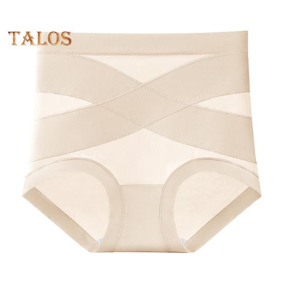 

Женское нижнее белье из хлопка с высокой талией, бесшовное корректирующее белье для живота, эластичные трусы с полным покрытием, послеродовые трусы L