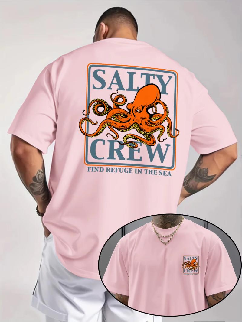 Men Outdoor Surfing Casual Fashion Printed TShirt Casual Fashion Short Sleeve Cotton Summer Brand Comfortable Street Top 4XL