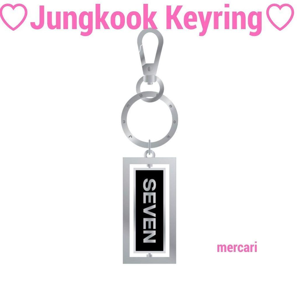 [USED] BTS JungKook Jungkook SEVEN Key Ring Keychain