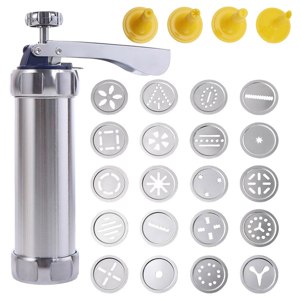 Aluminium Zinc Zinc Alloy Cookie Machine Mold 4 nozzles DIY Biscuit Maker Cookie Press Kit  Pastry Making