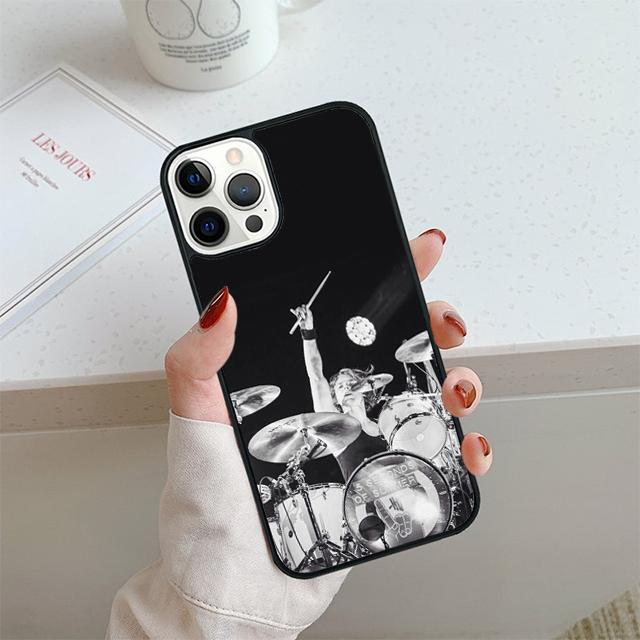 Drummer Playing Drums Phone Case For iPhone 17 Air 13 12 14 15 16  Cover For Apple 14 15 16 Pro Max Plus Coque