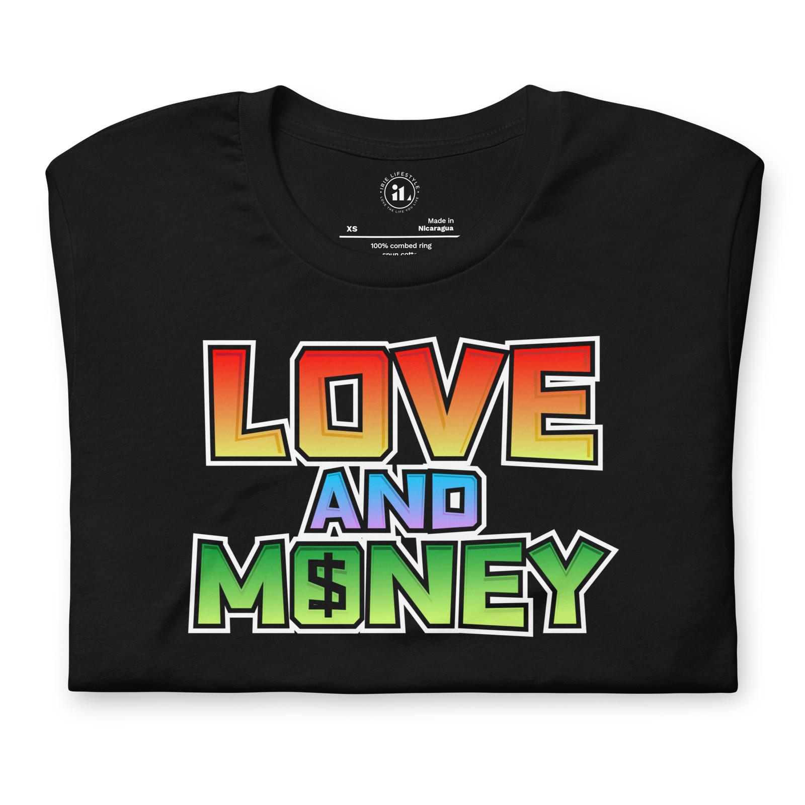 LOVE AND MONEY Unisex t-shirt XL