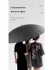 ZUODU Elegant Solid Wood Long Handle Umbrella, Large, Reinforced, Windproof, for 2-3 Persons