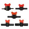 Set of 2 Practical Sturdy Plastic Materials Shut Off Valves Water Flows Controlled for 8 Mm and 10 Mm Diameter Hoses