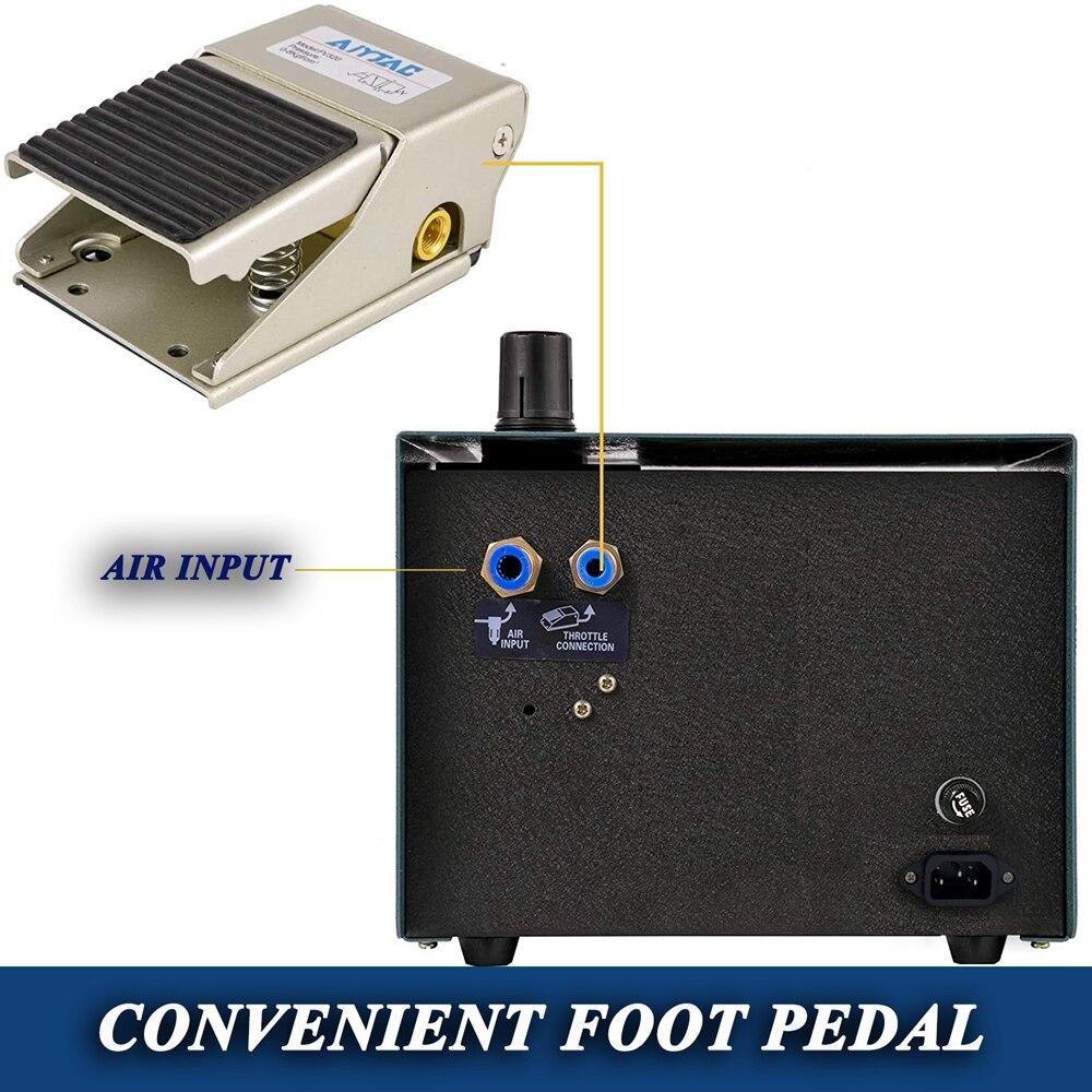 Jewelry Pneumatic Engraving Machine 1400 RPM Adjustable Speed 60Hz 80W Graver Engraving Tool Handpiece for Crafts