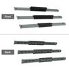 350mm Length Socket Storage Rack 1/4in Size 1/2in Size Socket Rail 3/8in Size Plastic Material Hand Tool Storage Bracket