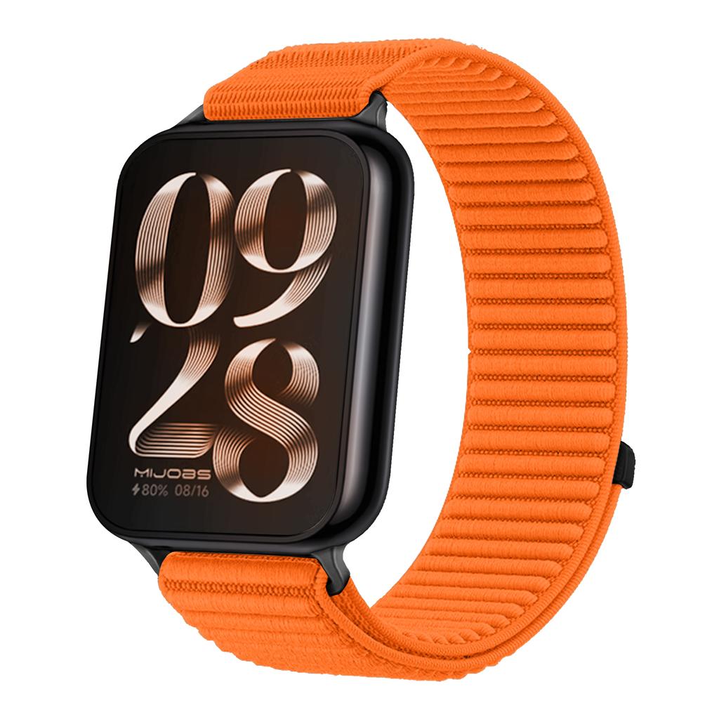 Sports Nylon Braided Loop Band for Xiaomi Mi Band 9 Pro 8 Pro Metal Head Breathable Bracelet Correa Redmi Watch 6 5 4 Wristband