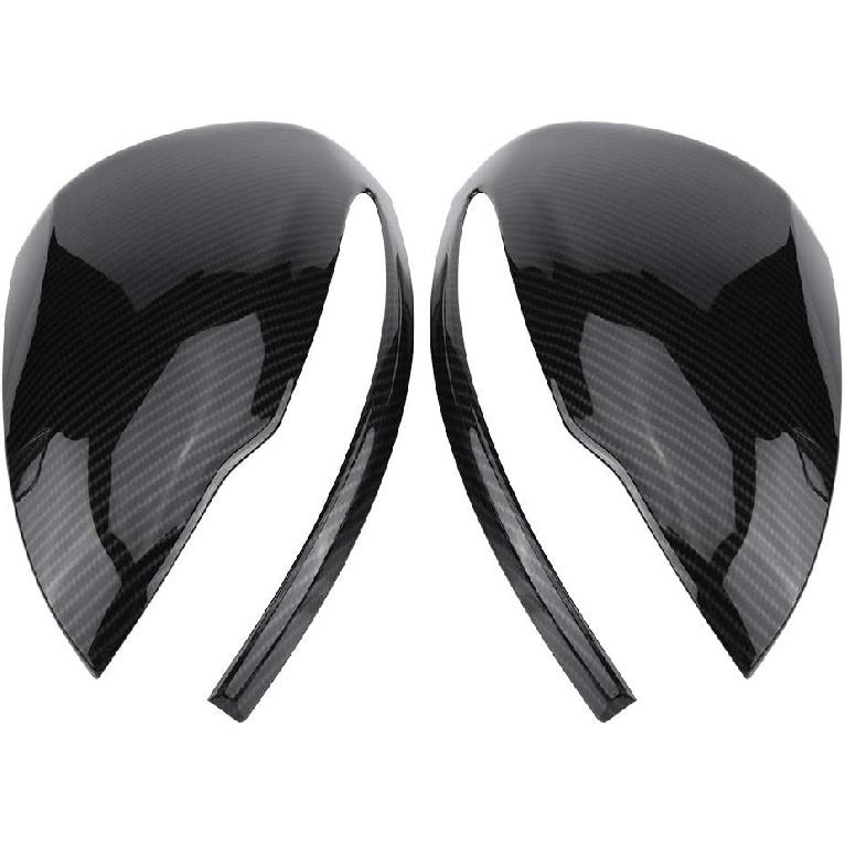 

Side View Mirror Cover for, 2 Packs Left& Right ABS Carbon Fiber Print Color Rearview Mirror for C/E/GLC/S Class W205 W213 X253 W222