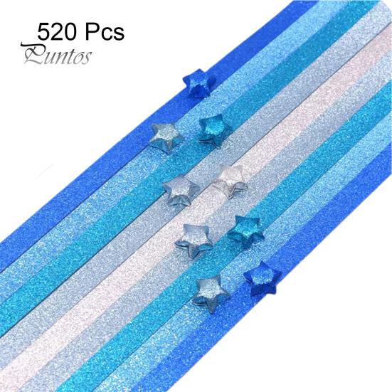 Bandes Papier Quilling Bleu Mer - 3 Mm, 5 Mm, 10 Mm - 53,3 Cm - Pour Art Du Papier, Filigrane, Créations