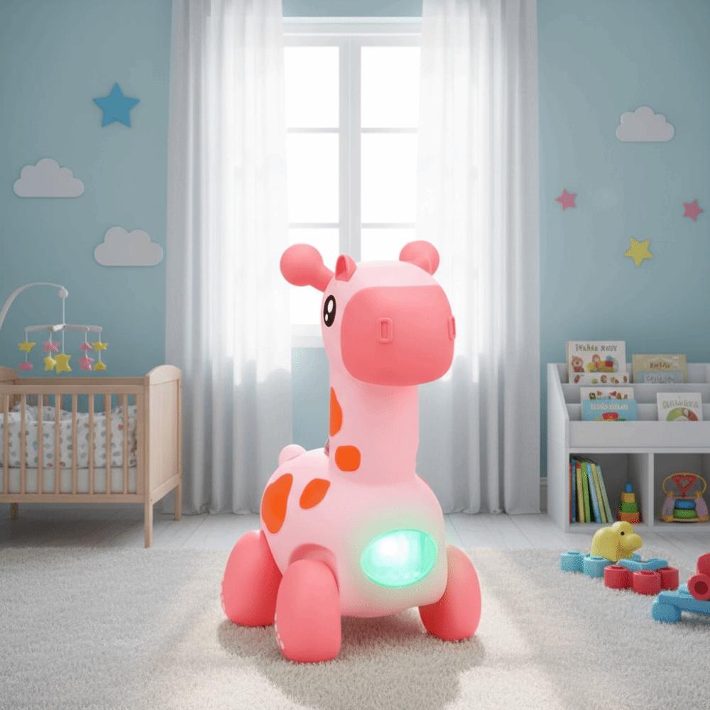 with Leash Giraffe Toys Sound and Light Animals Toys Early Education Toys  Crawling Stage