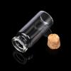Newest Smooth Transparent Mini Messages Jar Glass Craft Containers Mini Cork Stopper Glass Bottle