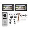 7 Inch 2 Units Video Door Entry System Dual Way 800x600 Pixels Video Intercom System for Home Villa House Apartment EU