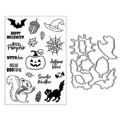 Halloween Stamp Cutting Dies for Scrapbooking Embossing Album Paper Card Making