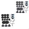 23 Piece Cymbal Parts Set with Wing Nuts and Drum Key, Stand Sleeve for Drums
