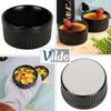 Black Porcelain Baking Bowls 260 Ml 10 Pcs.