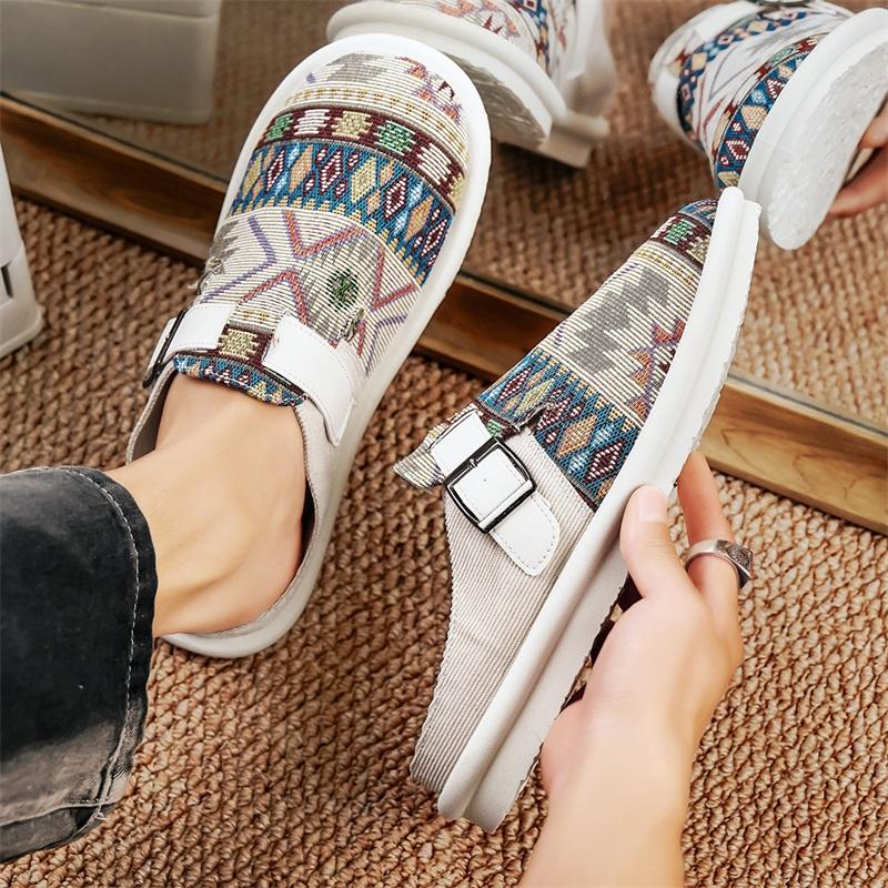 Μεγάλο Μέγεθος 47 Πολυτελείς Ανδρικές Μισές Παντόφλες Σανδάλια Άνετα Αναπνεύσιμα Καμβά Casual Παπούτσια Ανδρικά Μοντέρνα Αθλητικά Παπούτσια Αναψυχής Ανδρικές Παντόφλες Σαγιονάρες Υποδήματα Ανδρικά