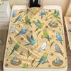 1PC Cute Parrot Print Flannel Blanket, High Quality All Seasons, Home Decor, Warmth and Comfort, Perfect for Christmas Gifts