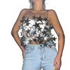Women Star Sequins Crop Top Skirt Nightclub Party Sexy Tassel Body Chain Jewelry