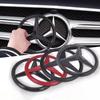 GZB4   1PC 210mm 188mm Car Front Grill Emblem Lid Cover Decoration For Mercedes Benz AMG class GLK W220 A180 W211 W205 GLC W203 Sticker