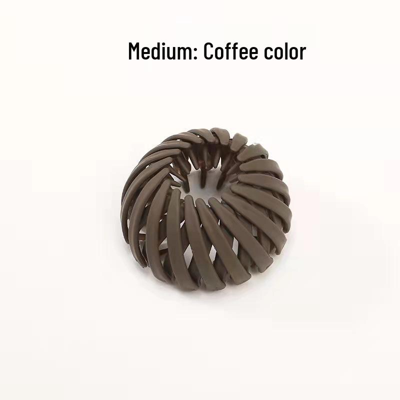 Korean Bird's Nest Bun Maker Hair Accessory - High Ponytail Claw Clip