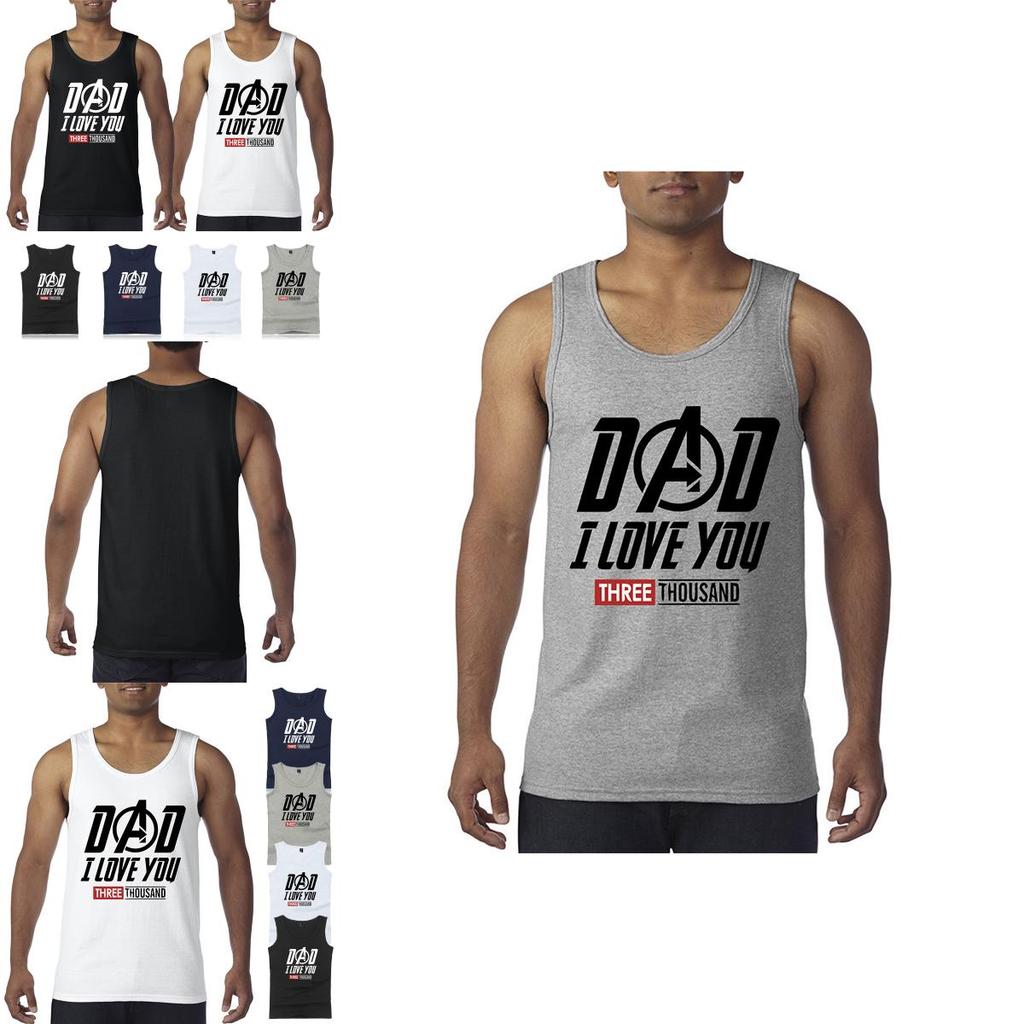 Klassisches Papa Ich Liebe Dich 3000 Vatertag Tony Stark Avengers Ärmelloses T-Shirt