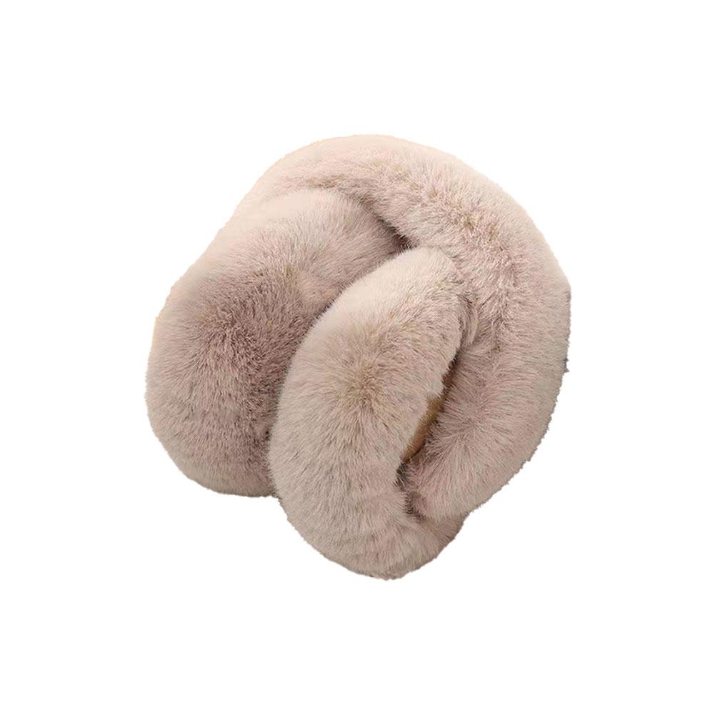 Fashion Earmuffs Outdoor Cold Protection Women Men Faux Fur Ear-Muffs Foldable Earflaps Soft Plush Ear Protectors