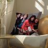 Van HHalen Rock Band Pillow Case DoubleSided Plush Sofa Cushion Covers Organic Breathable Invisible Zipper