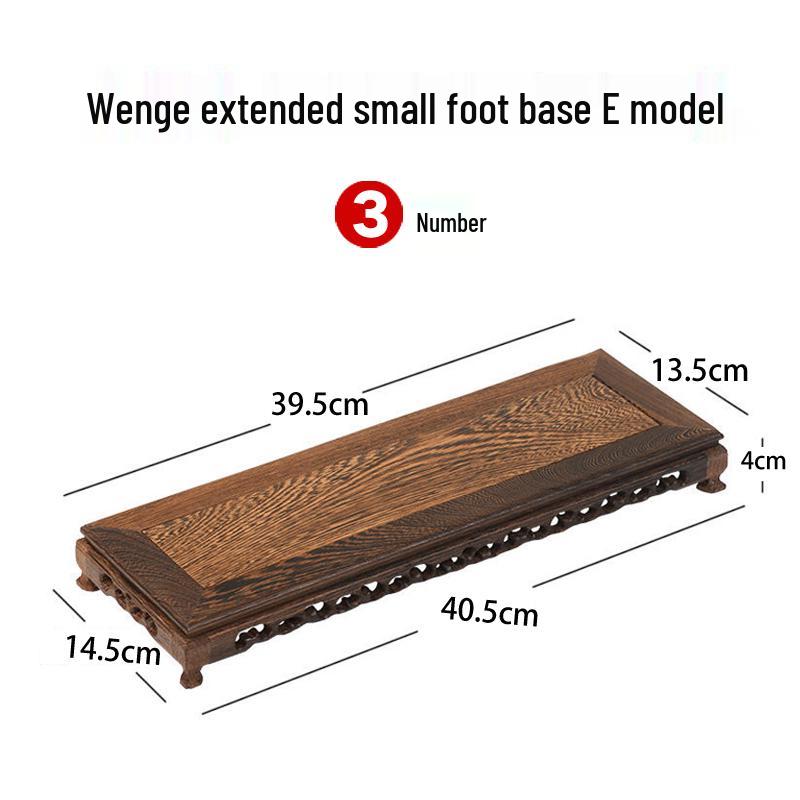 Прямоугольная подставка для статуи Будды из массива дерева