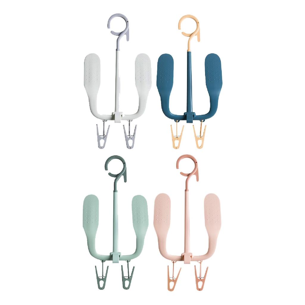 Shoe Drying Rack Shoe Hanging Hook 360° Rotatable Space Saving Multifunctional Shoes Hanger for Balcony Bathroom Bedroom Home
