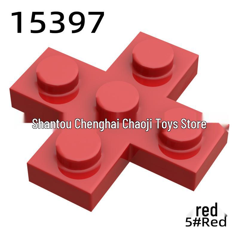 15397 Compatible Chinese 3x3 Building Block Cross Plate MOC Accessories