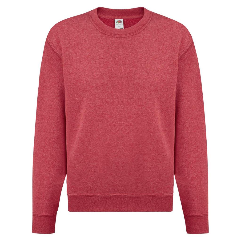 Fruit Of The Loom Childrens Unisex Set In Sleeve Sweatshirt