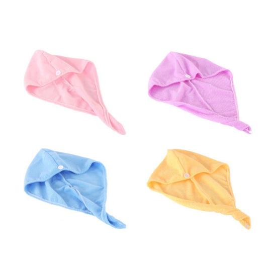 Super absorpční kšiltovka na ručník z mikrovlákna Rychlosuchá čepice do sprchy pro sušení vlasů