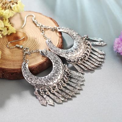 2017 Vintage Lange Baumeln Ohrringe für Frauen Bohemian Boho Schmuck Quaste Tropfen Ohrring Weibliche Brincos