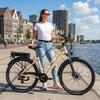 Maxtron Urban 7 Elektrische Fiets, 250W, 60km Actieradius, Aluminiumlegering Frame, Beige