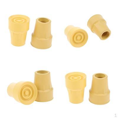& Tips (22mm) - Pack of 8 Anti Skid Leg Caps, Protectors Yellow