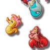 Crocs Ariel Princess Five-Piece Set Zinc Alloy Shoe Accessories Women's Multicolor