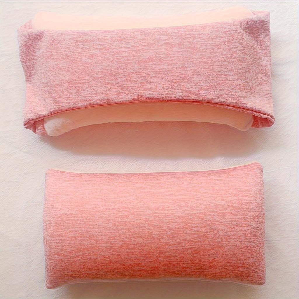 Portable Neck Pillow & Eye Mask Cushion, Soft Support Rest Pillow For Airplane Office Nap, Travel Sleep Cushion With Adjustable Strap