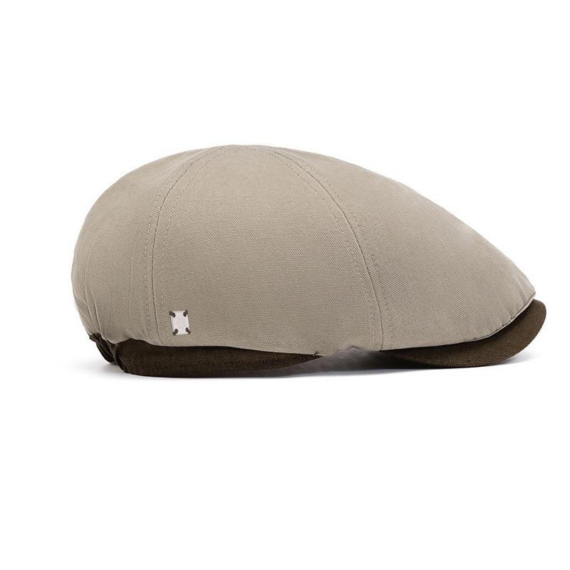 Cappello estivo da strillone da uomo Cappello vintage britannico Berretto da esterno Protezione solare Cappello da sole Basco