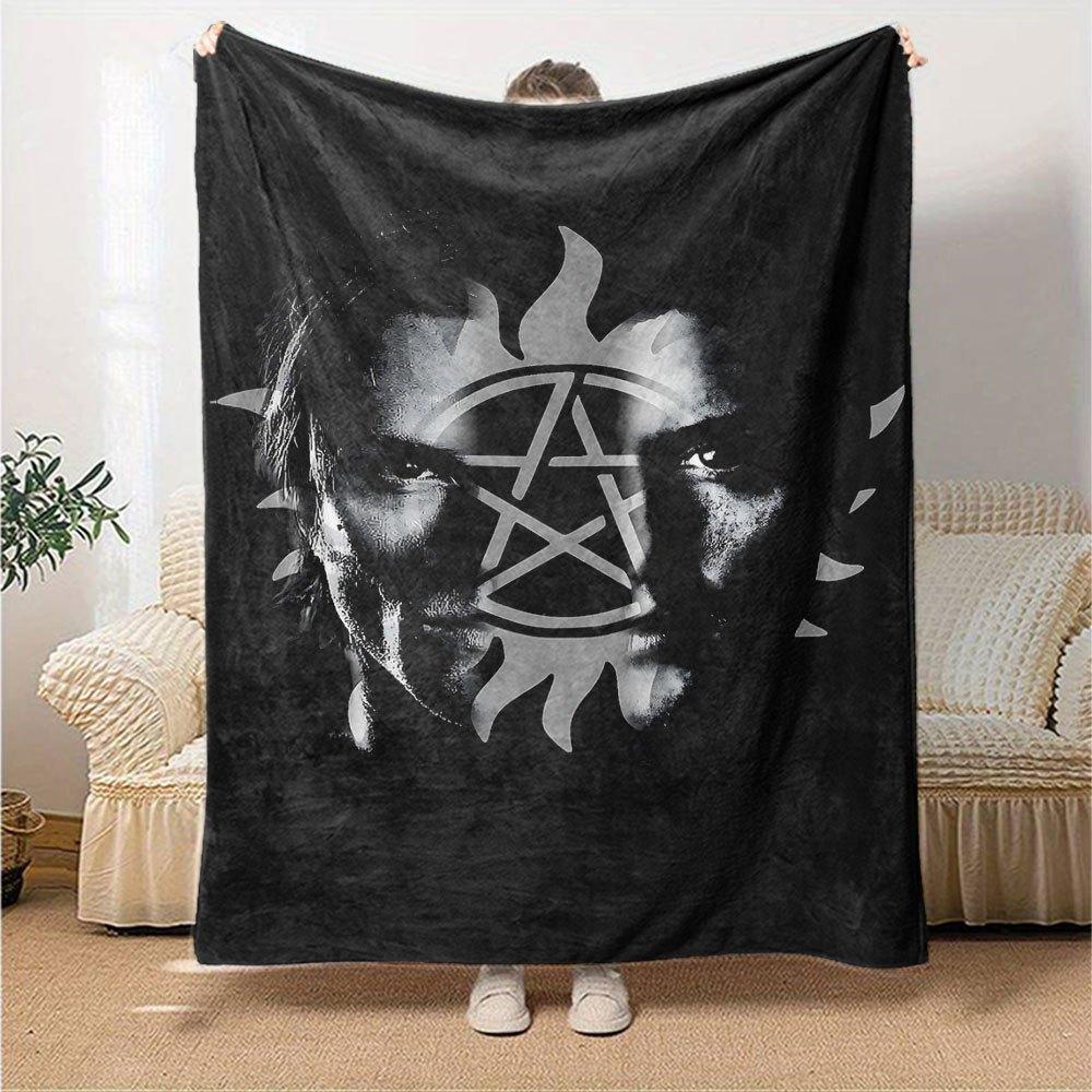 1pc Supernatural 12 Blanket Soft Warm Throw for Home, Office, Travel All Season Cozy Bedding Gift, Office Cozy Accessory