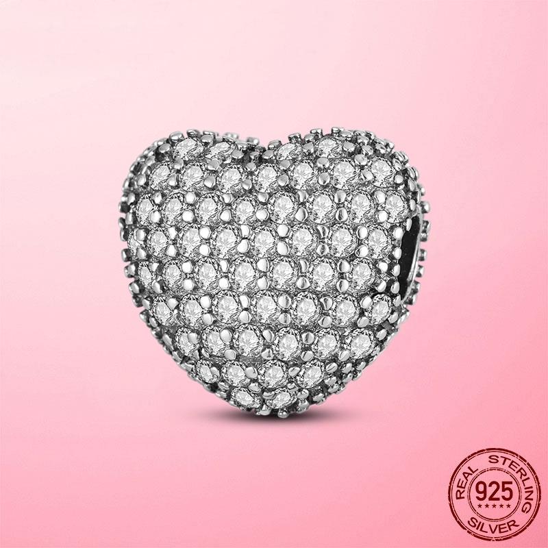 Verschlussclip 925 Silber Sicherheitskette Clip Charms Stern Perlen Stopper passend für Original Dora Armband Original DIY Schmuck